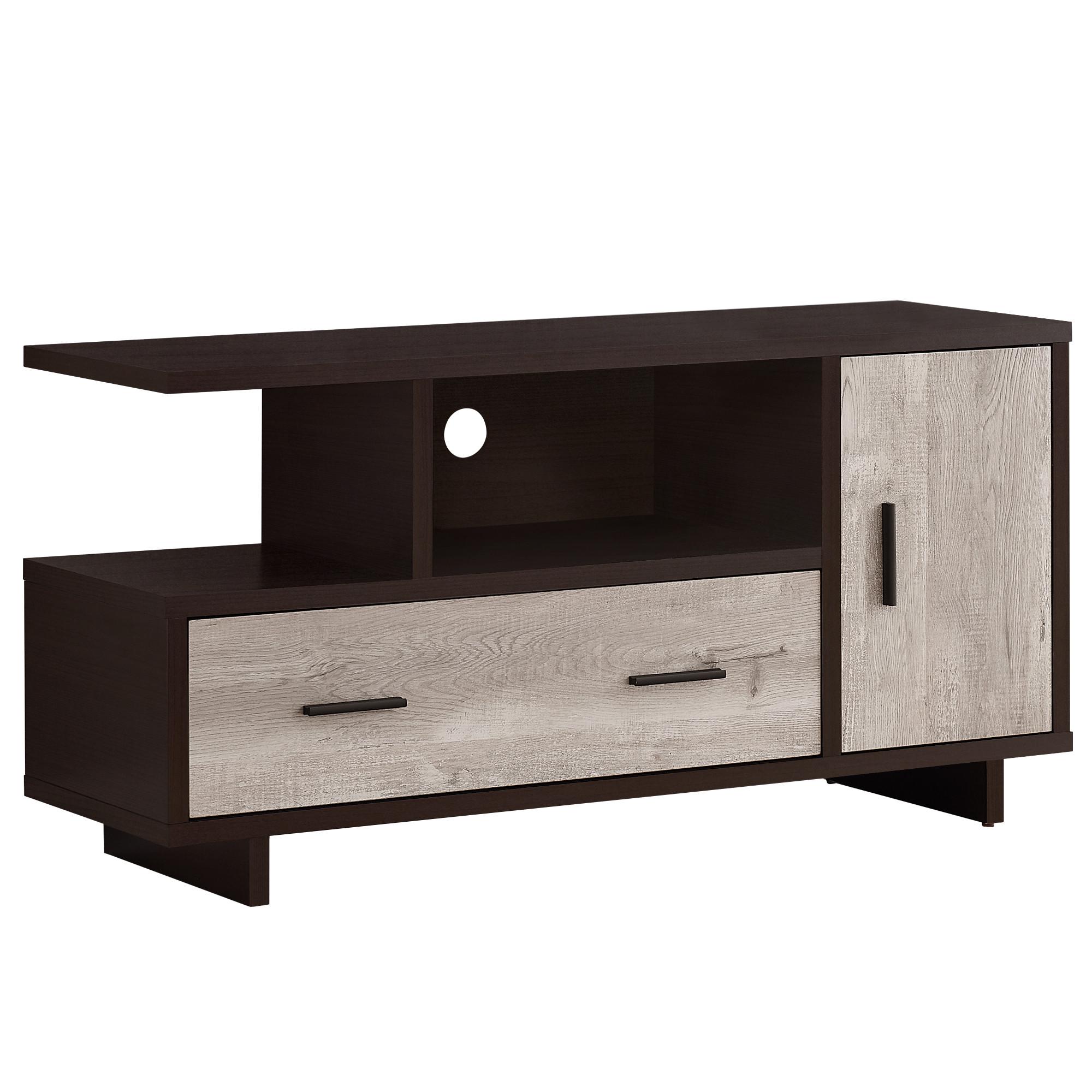 Rent to Own Monarch TV Stand 48"L Espresso Taupe at Aaron's today!